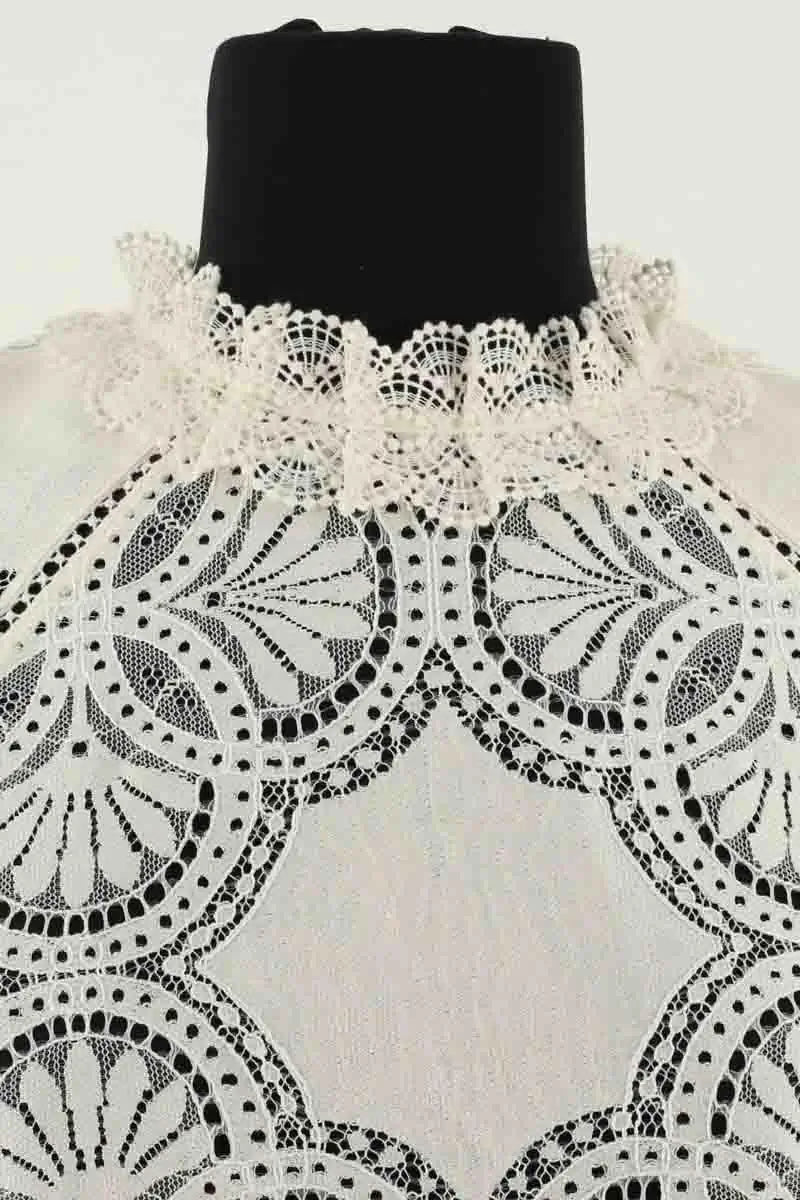 Blouse Sézane Blanc en Coton