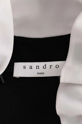 Robe Sandro Noir en Synthétique