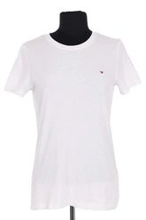 T-shirt Tommy Hilfiger Blanc en Coton, taille XS - Seconde Main
