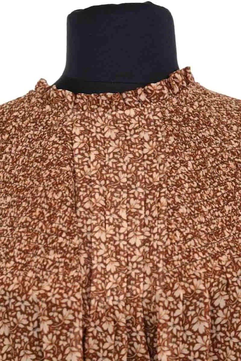Blouse Sézane Marron en Viscose