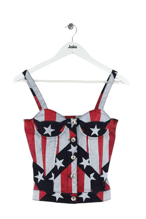 Top sans manche Moschino  Rouge