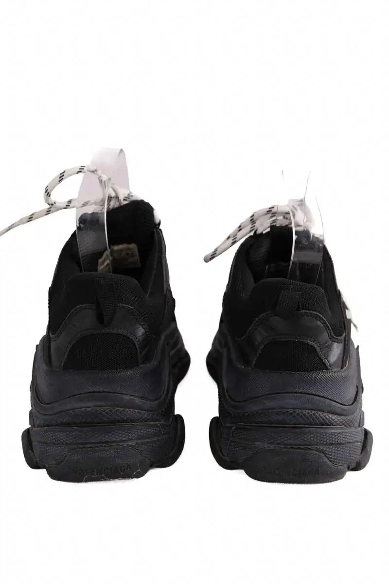 Baskets Balenciaga Noir en Cuir
