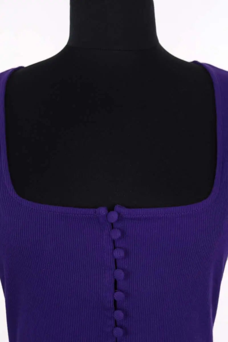 T-shirt Sézane Violet en Viscose