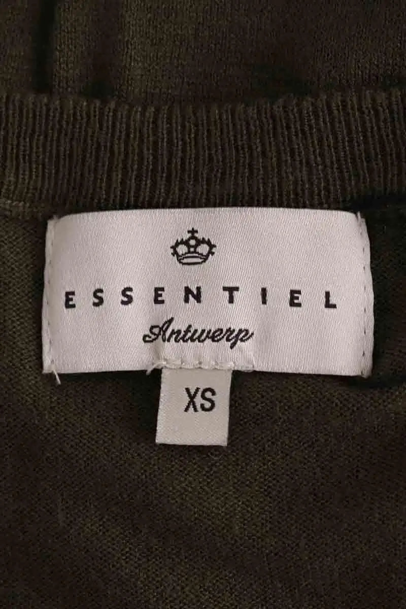 Pull Essentiel Antwerp Kaki en Coton