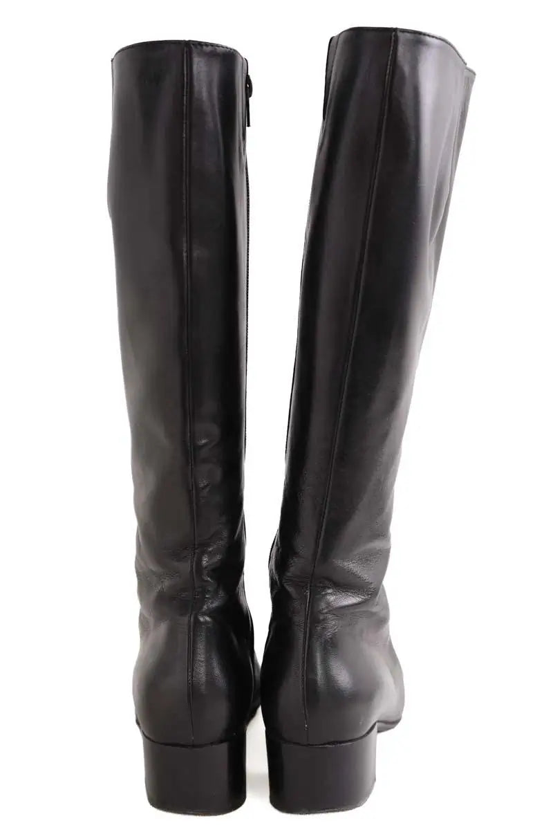 Bottes Carel Noir en Cuir
