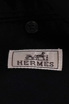 Costume Hermès Bleu en Laine