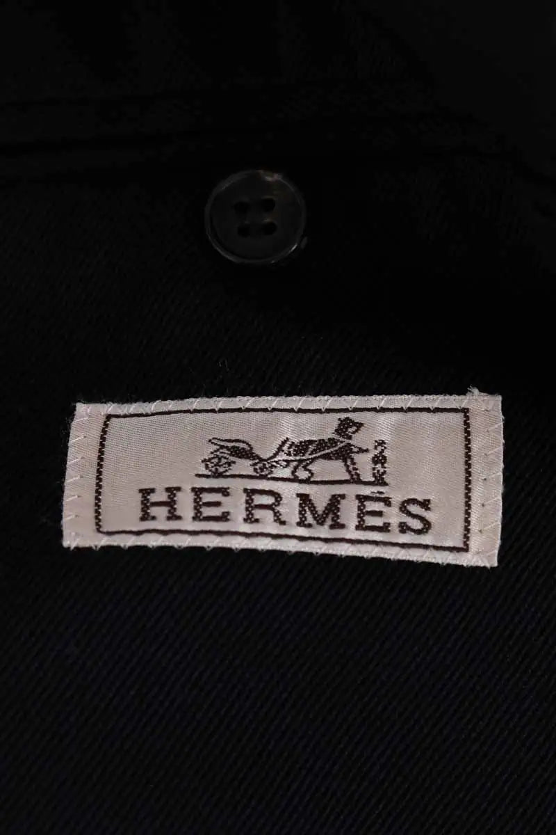 Costume Hermès Bleu en Laine