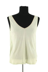 Top sans manche Des Petits Hauts Vert en Synthétique, taille L - Seconde Main