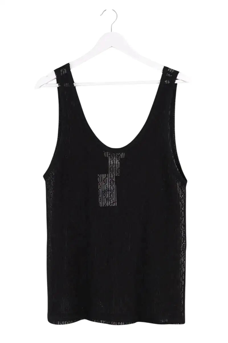 Top sans manche Chloé Noir en Coton, taille L - Seconde Main