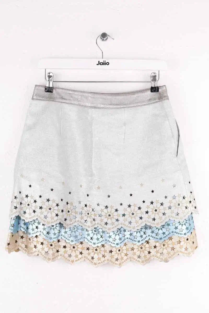 Jupe Tommy Hilfiger Argent en Synthétique