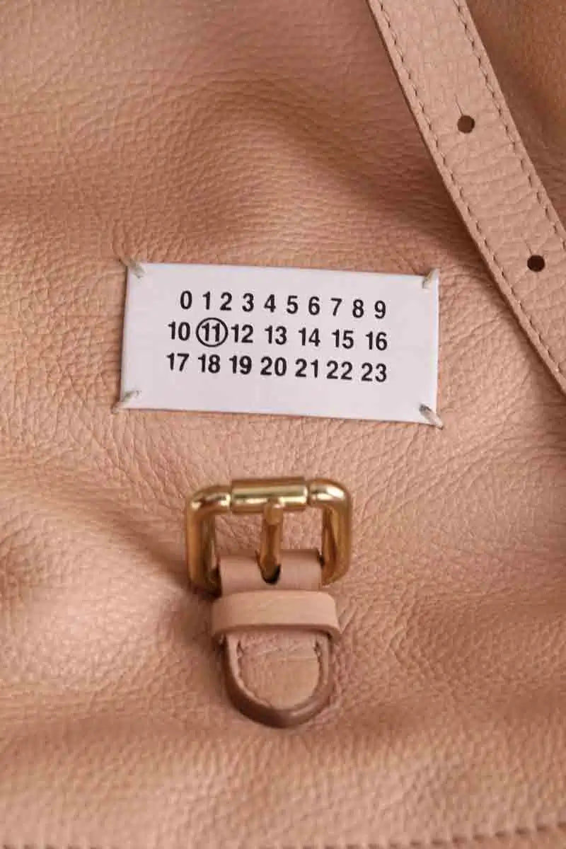 Sac à dos Maison Martin Margiela Rose en Cuir