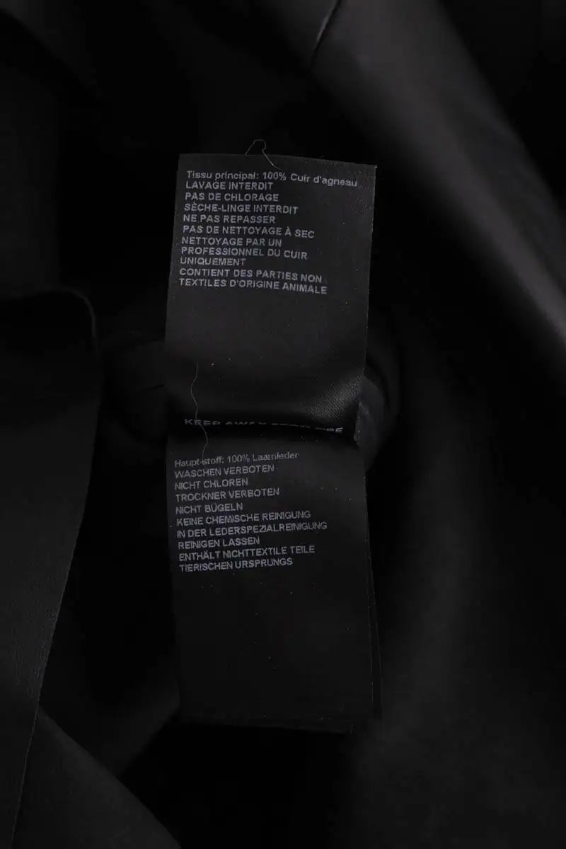 Jupe Ba&Sh Noir en Cuir