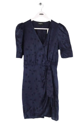 Robe The Kooples Marine en Viscose, taille S - Seconde Main