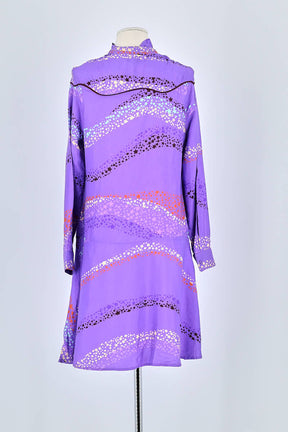 Robe Isabelle Blanche  Violet