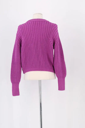 Pull Claudie Pierlot Violet en Coton