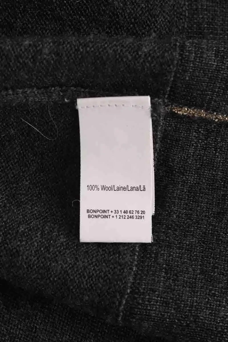 Cardigan  Bonpoint Gris en Laine