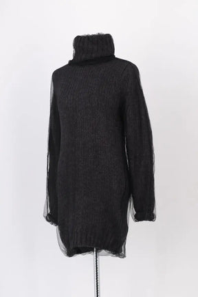 Robe Dolce & Gabbana Anthracite en Laine