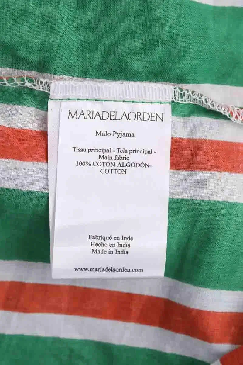 Haut de pyjama  Maria de la Orden Vert en Coton