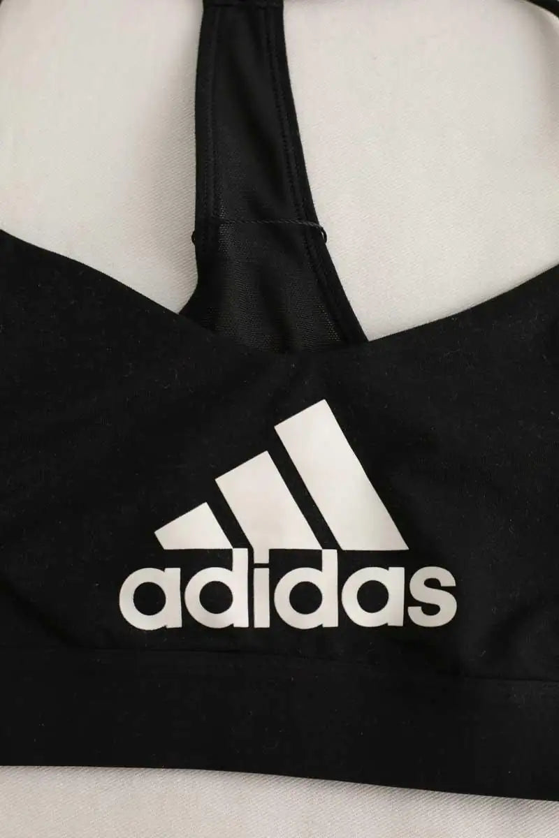 Haut de sport Adidas Noir en Coton