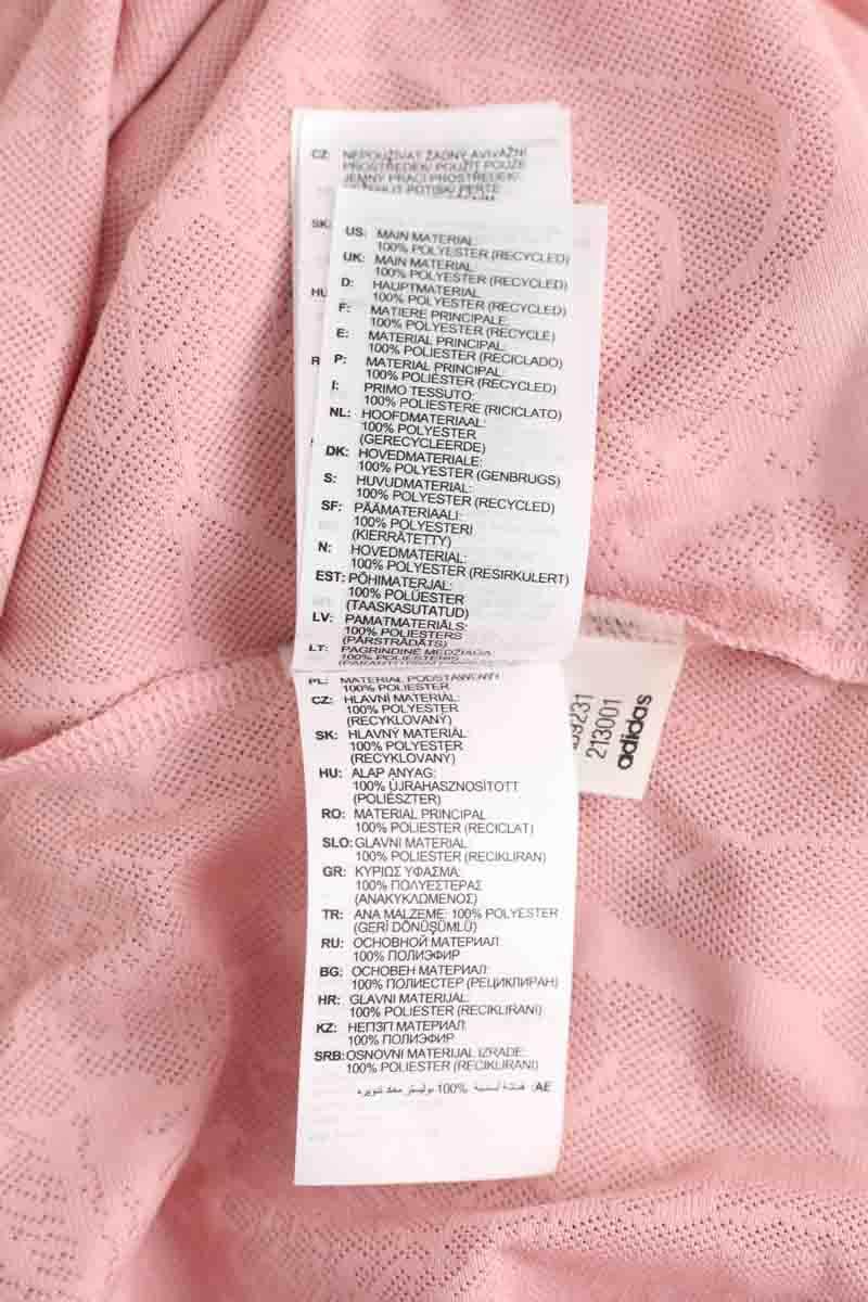 Haut de sport Adidas Rose en Polyester