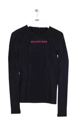 Haut de sport Balenciaga Noir en Synthétique, taille M - Seconde Main