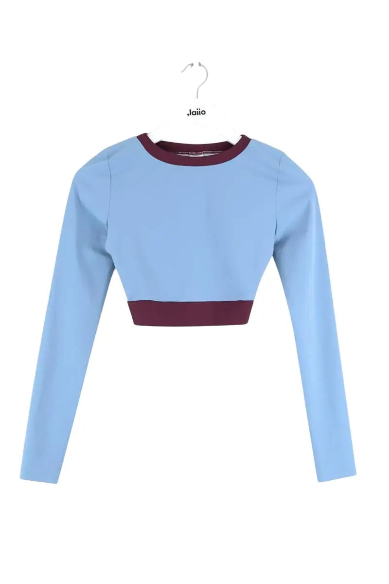 Haut de sport Luz Ambre Bleu en Polyamide, taille M - Seconde Main