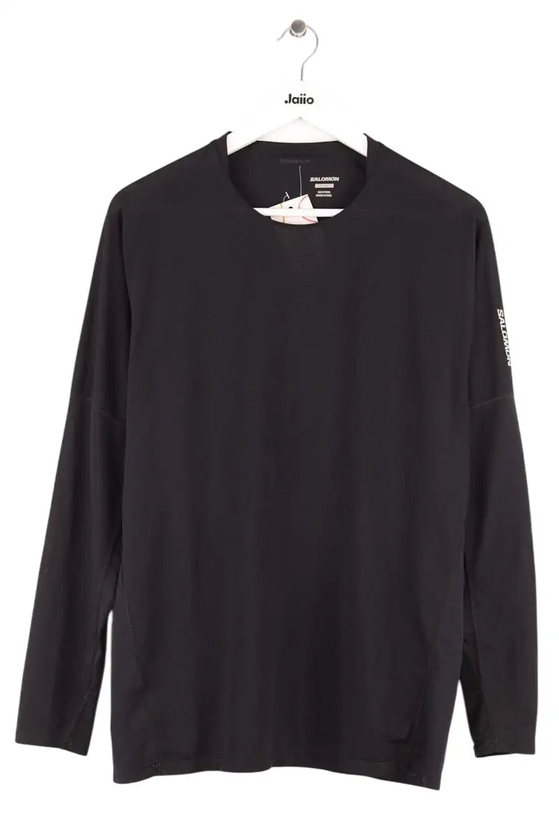 Haut de sport Salomon Noir en Synthétique, taille L - Seconde Main