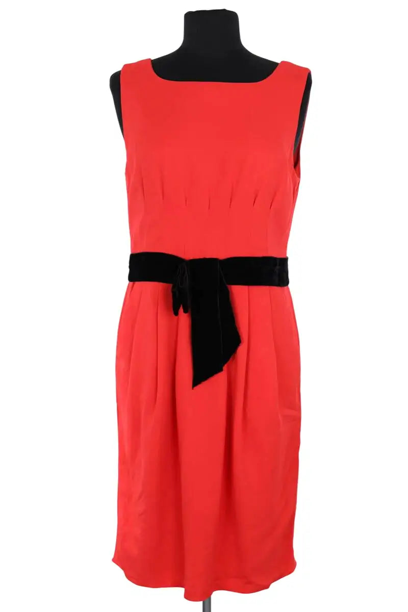 Robe Giorgio Armani Rouge en Viscose, taille L - Seconde Main