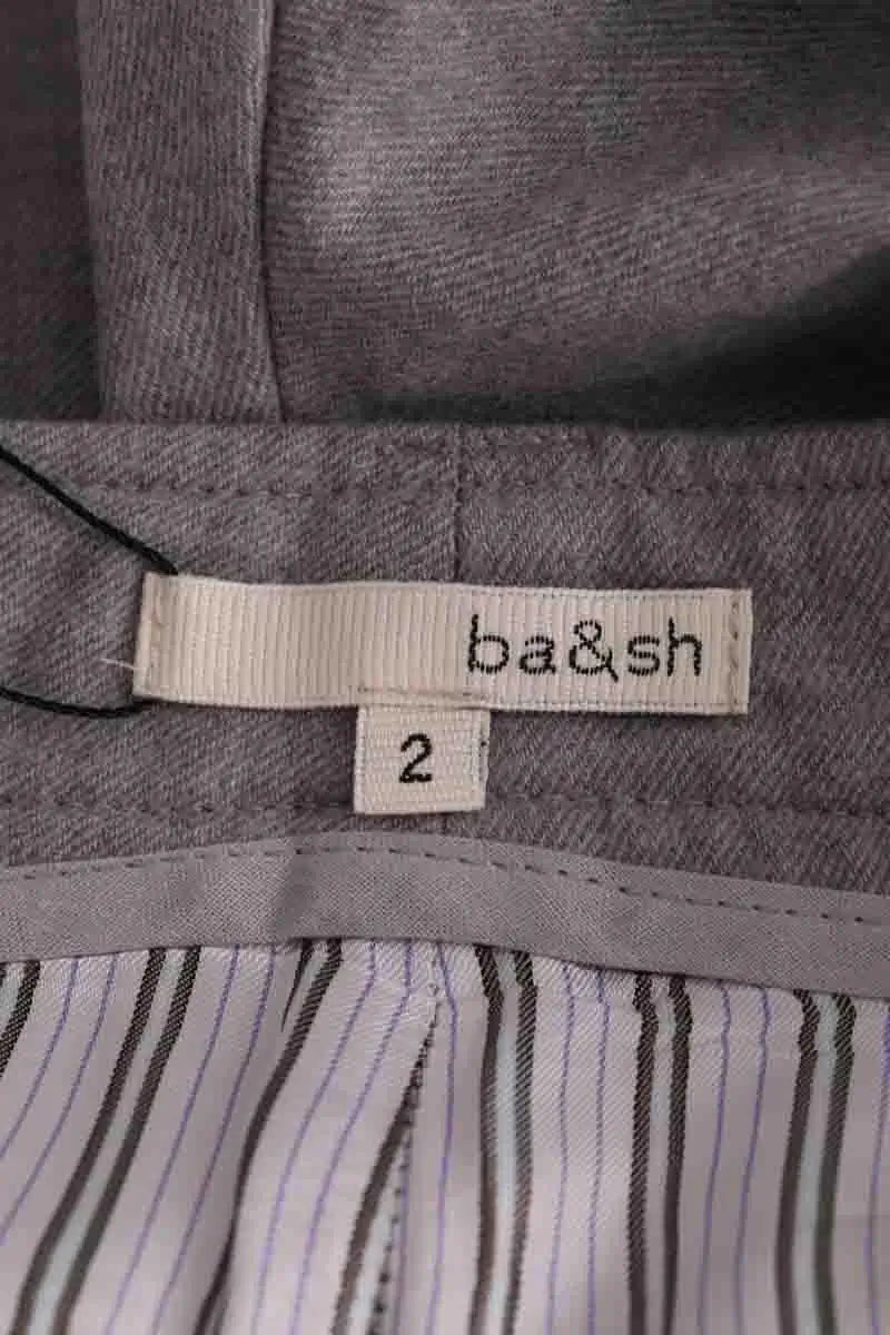 Mini short Ba&Sh Gris en Laine