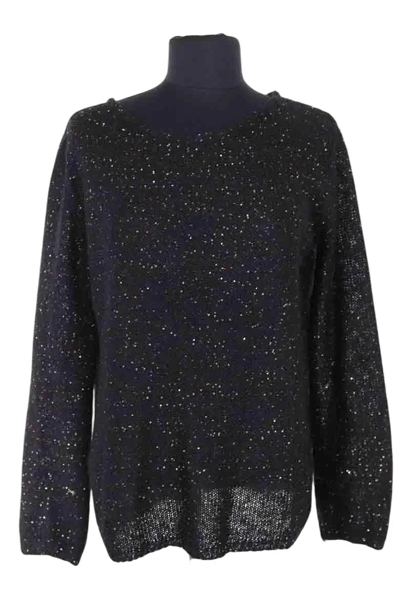 Pull Des Petits Hauts Noir en Laine, taille M - Seconde Main