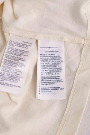 T-shirt Tommy Hilfiger Beige en Coton