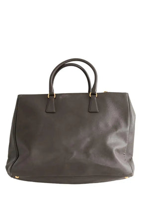 Cabas Prada Galleria Kaki en Cuir