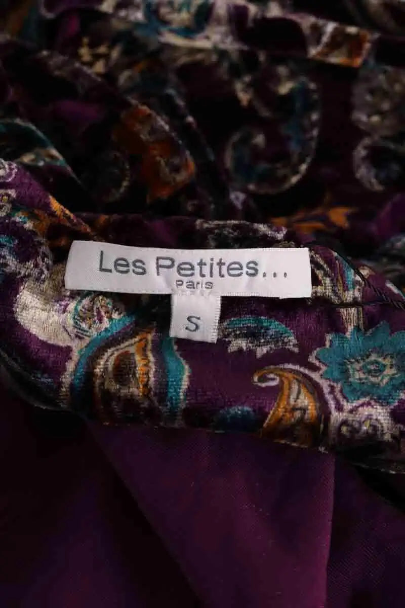 Robe Les Petites Violet en Velours