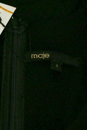 Robe Maje Noir en Viscose