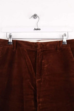 Pantalon droit Soeur Marron en Velours