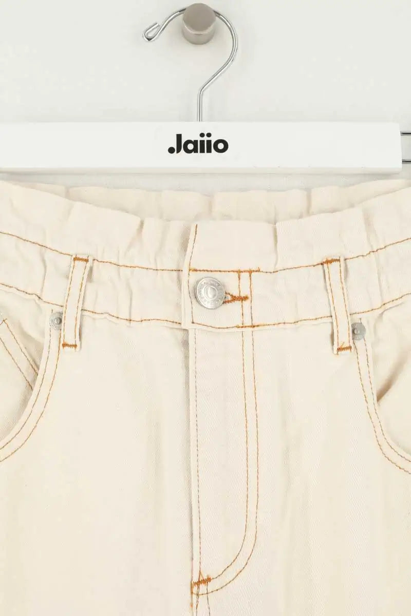Pantalon Maje Beige en Coton