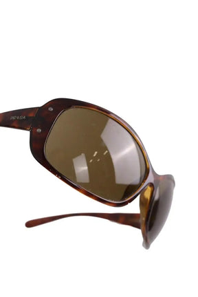 Lunettes de protection Prada Marron en Plastique