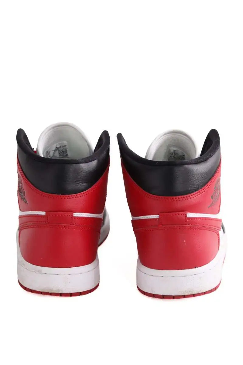 Baskets hautes Nike Rouge en Cuir