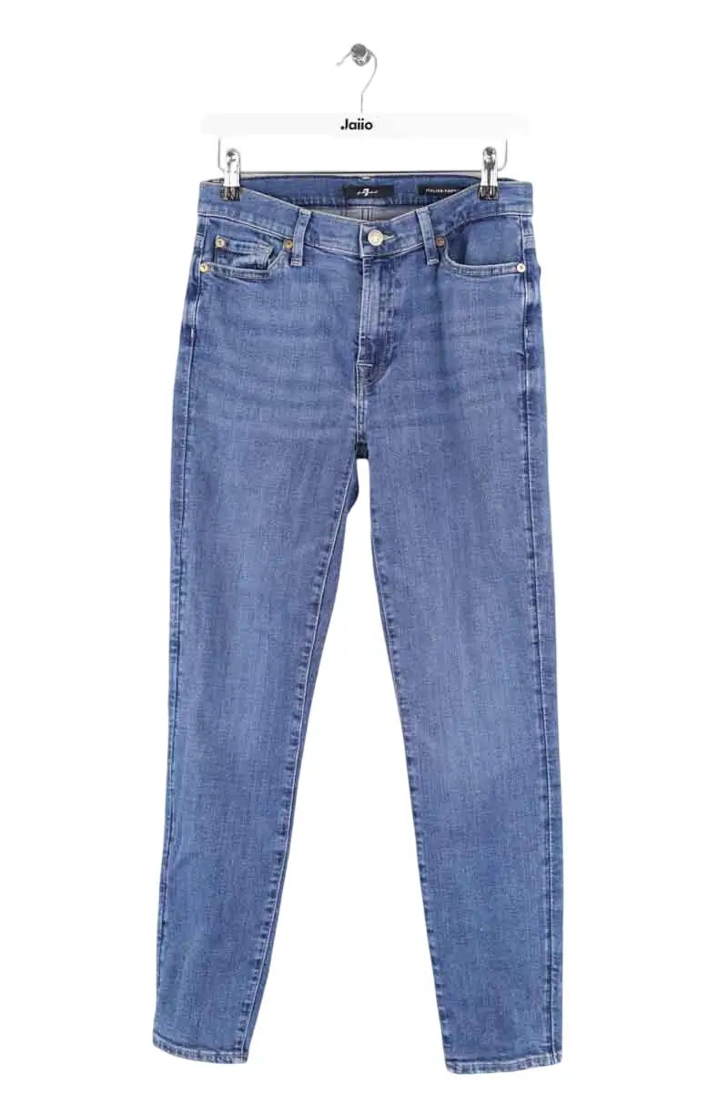 Jean slim 7 For All Mankind Bleu en Coton, taille L - Seconde Main