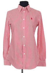 Chemise Ralph Lauren Rouge en Coton, taille XS - Seconde Main