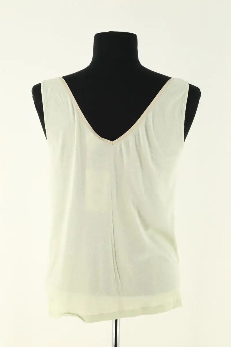 Top sans manche Des Petits Hauts Vert en Synthétique