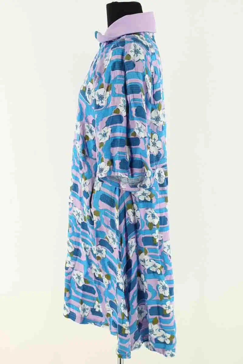 Robe American Vintage Bleu en Viscose