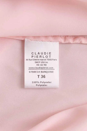 Blouse Claudie Pierlot Rose en Synthétique
