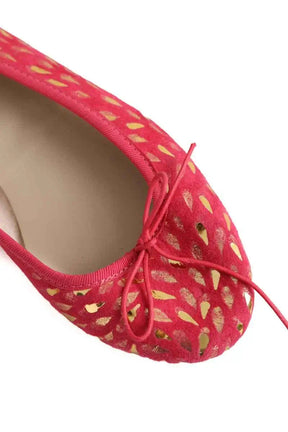 Ballerines Anniel Rose en Cuir