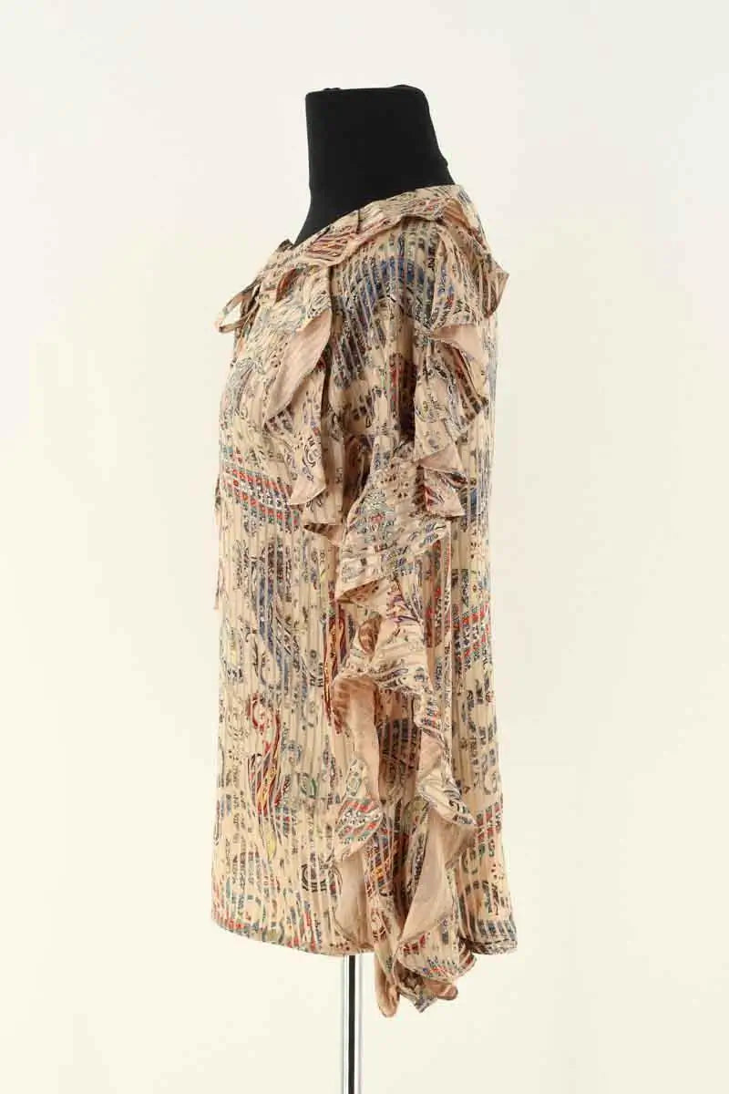 Blouse Maje Beige en Viscose