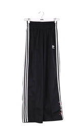 Pantalon droit Adidas Noir en Synthétique, taille XS - Seconde Main