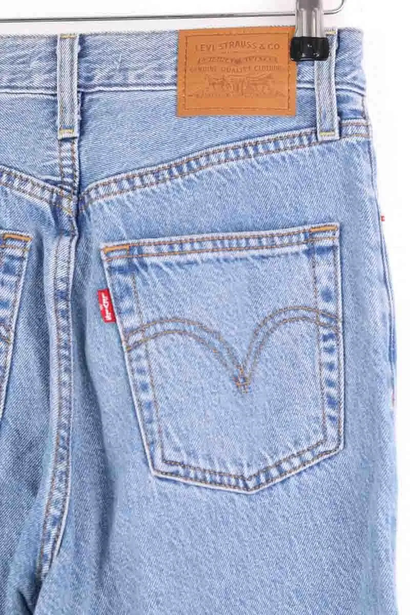 Jean droit Levi's Bleu en Coton