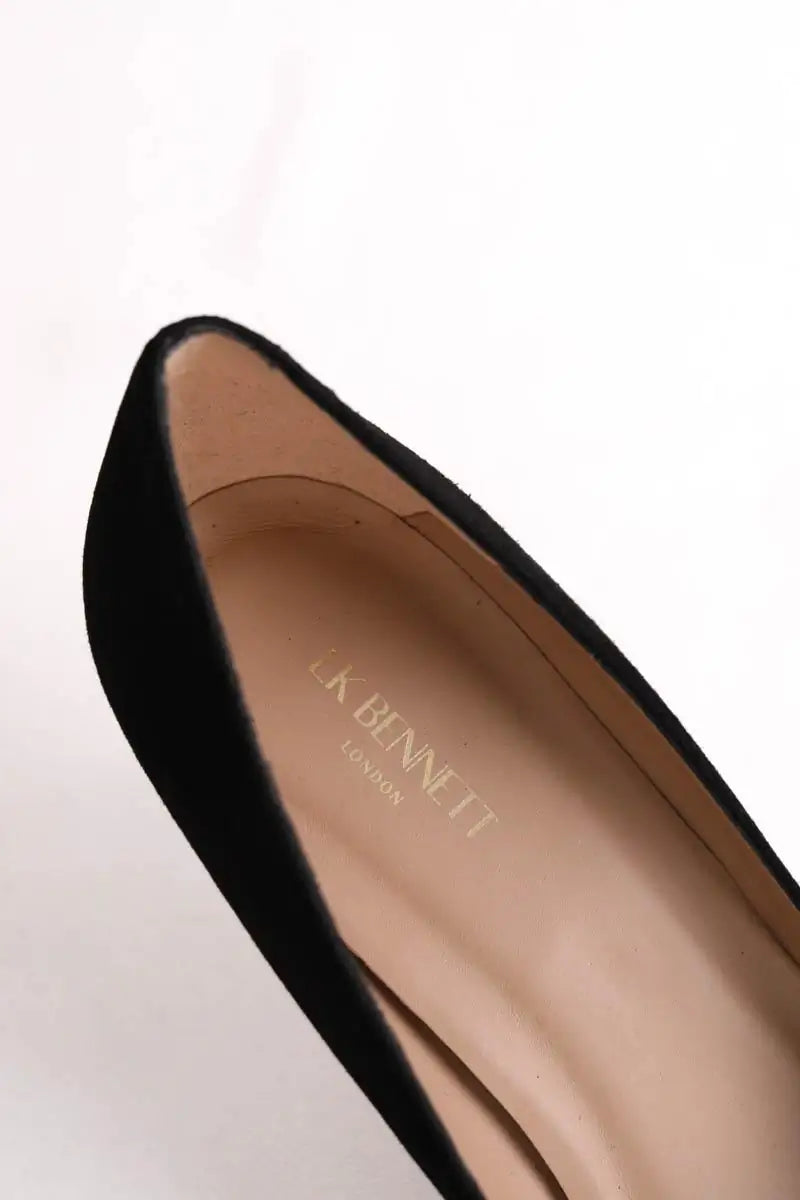 Talons LK Bennett Audrey Noir en Daim