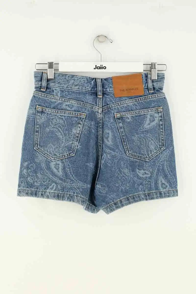 Mini short The Kooples Bleu en Coton
