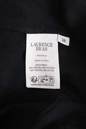 Blouse Laurence Bras Noir en Viscose